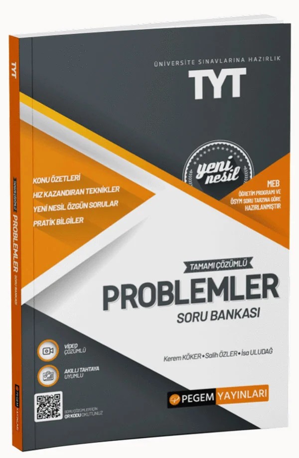 TYT Problemler Soru Bankası – Pegem Akademi Yayıncılık kitap kapağı