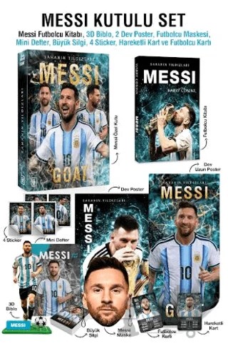 Messi Özel Kutulu Set – Sahanın Yıldızları – Kolektif – Parodi Yayınları kitap kapağı
