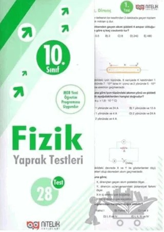 10. Sınıf Fizik Yaprak Testleri – Kolektif – Nitelik Yayınları - Bayilik kitap kapağı