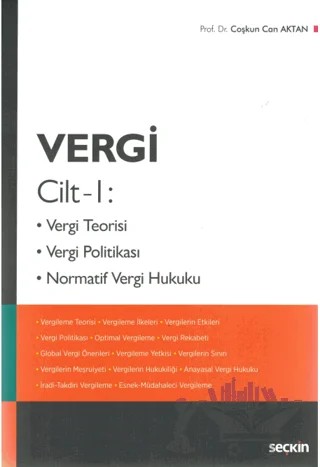 Vergi Cilt - 1 – Coşkun Can Aktan – Seçkin Yayıncılık kitap kapağı