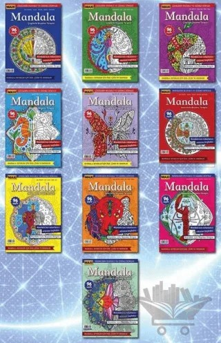 Maxi Mandala 10'lu Set - 10 Kitap – Kolektif – Maxi Yayıncılık kitap kapağı