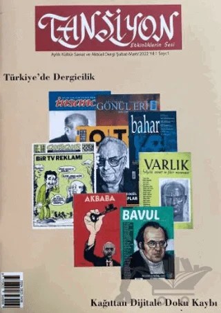 Tansiyon Aylık Kültür Sanat ve Aktüel Dergisi Sayı: 1 Şubat - Mart 2022 – Dilkitap Yayınları kitap kapağı