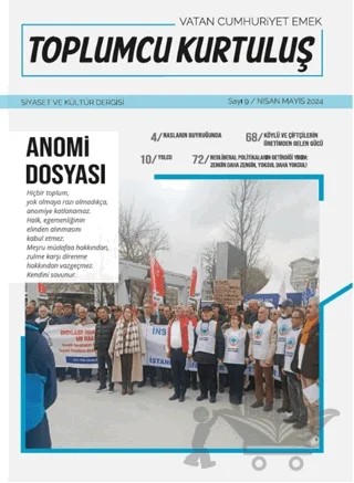 Toplumcu Kurtuluş Sayı: 9 – Uluçınar Yayınları kitap kapağı