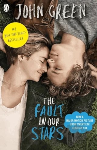 The Fault in Our Stars - Movie Cover – John Green – Puffin Books kitap kapağı