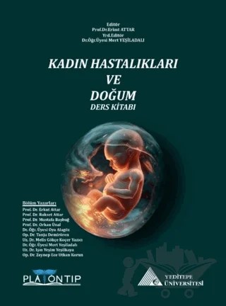 Kadın Hastalıkları ve Doğum Ders Kitabı – Erkut Attar – Platon Hukuk kitap kapağı