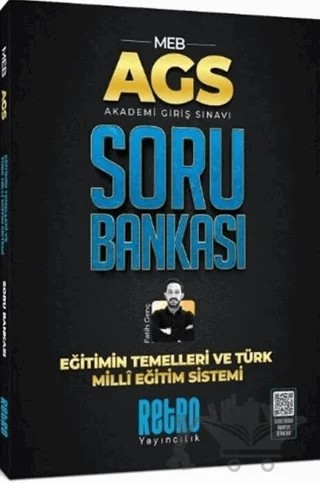 2025 MEB AGS Eğitimin Temelleri ve Türk Milli Eğitim Sistemi Soru Bankası – Fatih Genç – Retro Yayıncılık kitap kapağı