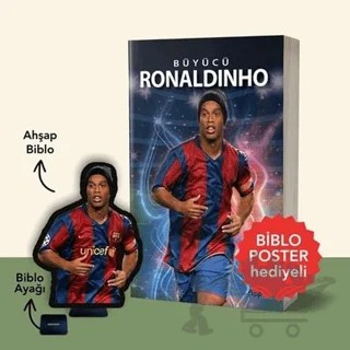 Büyücü Ronaldinho - Biblo Poster Hediyeli – Kerem Tek – Flipper Yayıncılık kitap kapağı