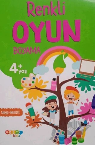 Hoby Kidss Renkli Oyun +4 Yaş Boyama – Kolektif – Hobby Kids kitap kapağı