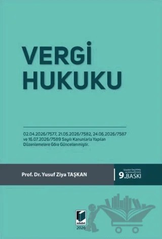 Vergi Hukuku – Yusuf Ziya Taşkan – Adalet Yayınevi kitap kapağı