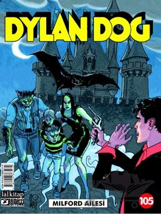 Dylan Dog Sayı 105 - Milford Ailesi – Michele Medda – Lal Kitap kitap kapağı