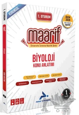 1. Oturum Maarif Biyoloji Konu Anlatımı 1. Kitap – Kolektif – Paraf Yayınları kitap kapağı