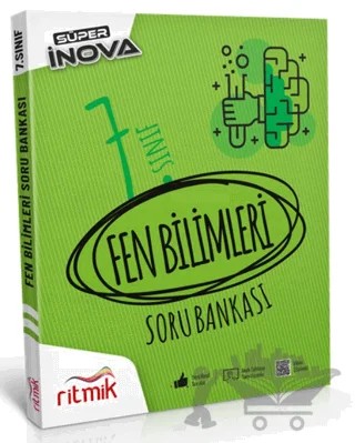 7. Sınıf Fen Bilgisi Süper İnova Soru Bankası – Kolektif – Ritmik Yayınları kitap kapağı