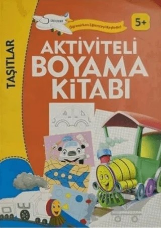 Aktiviteli Boyama Kitabı - Taşıtlar (5+) – Kolektif – Mikro Kitap kitap kapağı