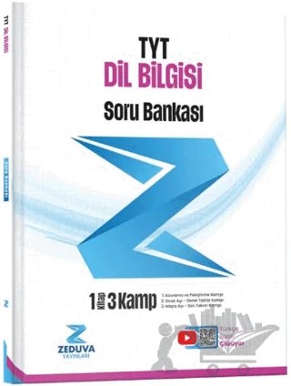 TYT Dil Bilgisi 1 Kitap 3 Kamp Soru Bankası – Öznur Saat Yıldırım – Zeduva Yayınları kitap kapağı