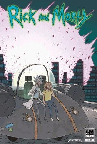 Rick and Morty 60 – Zac Gorman – Marmara Çizgi kitap kapağı