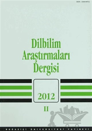 Dilbilim Araştırmaları Dergisi: 2012 / 2 – Boğaziçi Üniversitesi Yayınevi kitap kapağı