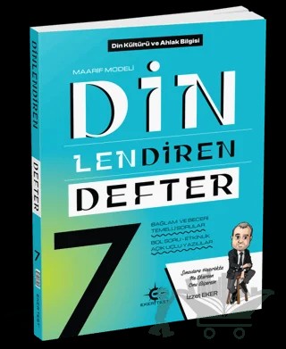 7. Sınıf Dinlendiren Defter – İzzet Eker – Eker Test Yayınları kitap kapağı