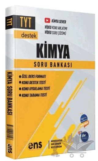 TYT Kimya Destek Soru Bankası – Mustafa Bayrak, Dudu Armağan – ENS Yayınları kitap kapağı