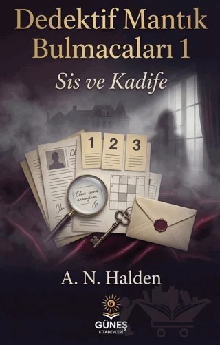 Dedektif Mantık Bulmacaları 1 – A. N. Halden – Güneş Kitabevleri Yayınları kitap kapağı