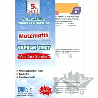 5. Sınıf Matematik Yaprak Test – Kolektif – Bulut Eğitim ve Kültür Yayınları kitap kapağı