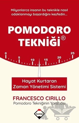 Pomodoro Tekniği – Francesco Cirillo – Buzdağı Yayınevi kitap kapağı