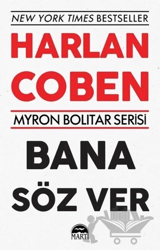 Bana Söz Ver - Myron Bolitar Serisi – Harlan Coben – Martı Yayınları kitap kapağı