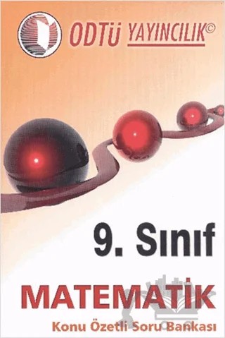 Odtü 9. Sınıf Matematik Konu Özetli Soru Bankası – Kolektif – ODTÜ Geliştirme Vakfı Yayıncılık kitap kapağı