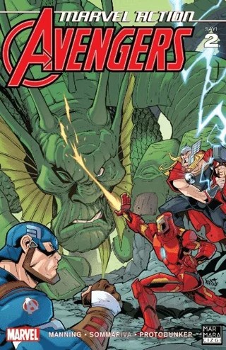 Marvel Action Avengers 2 – Matthew K. Manning – Marmara Çizgi kitap kapağı