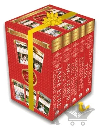 World Romance Klasikleri Seti (5 Kitap Takım) – Alexandre Dumas, Charlotte Bronte, Emily Bronte, Jane Austen, Thomas Hardy – Martı Yayınları kitap kapağı