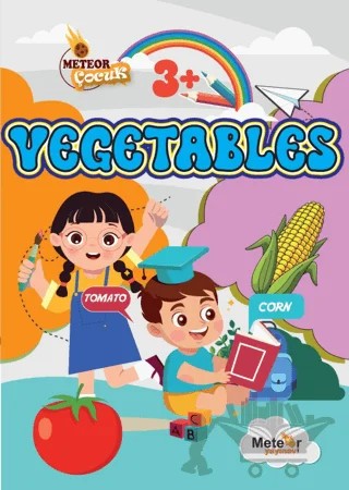 Vegetables Türkçe-İngilizce Boyama Kitabı – Kolektif – Meteor Yayınevi kitap kapağı
