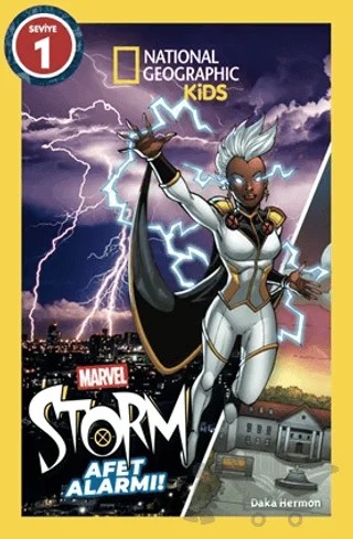 National Geographic Kids - Marvel Storm: Afet Alarmı! – Daka Hermon – Beta Kids kitap kapağı