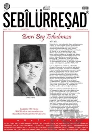Sebilürreşad Dergisi Sayı: 1050 Mart 2020 – Sebilürreşad Yayınevi kitap kapağı