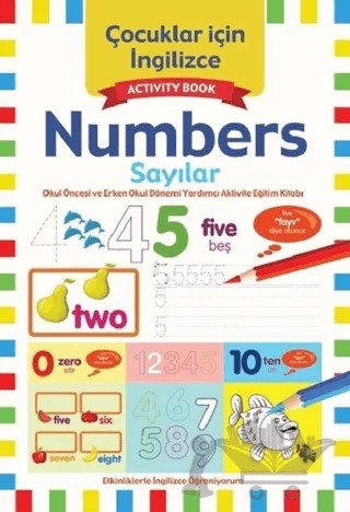 Çocuklar İçin İngilizce - Numbers – Kolektif – Koloni Çocuk kitap kapağı