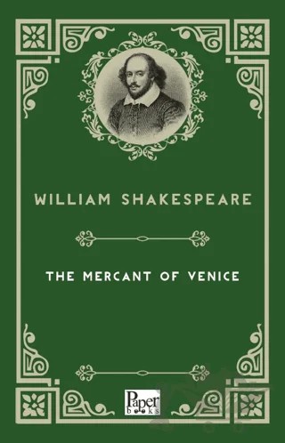 The Mercant of Venice – William Shakespeare – Paper Books kitap kapağı