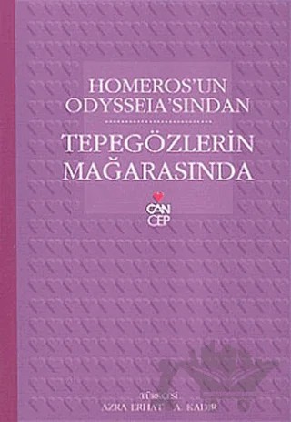 Homeros’un Odysseia’sından Tepegözlerin Mağarasında – Homeros – Can Yayınları kitap kapağı