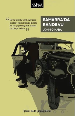 Samarra’da Randevu – John O’Hara – Kafka Kitap kitap kapağı