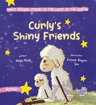 Curly’s Shiny Friends (İngilizce, Kıvırcık'ın Parlak Arkadaşları) – Hülya Köşk – Puset Kitap kitap kapağı
