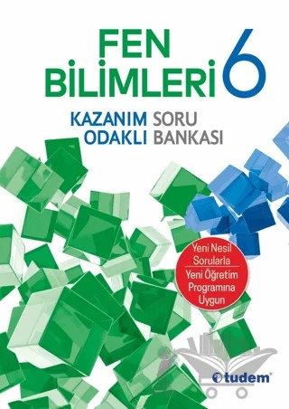 6. Sınıf Fen Bilimleri Kazanım Odaklı Soru Bankası – Kolektif – Tudem Yayınları - Bayilik kitap kapağı