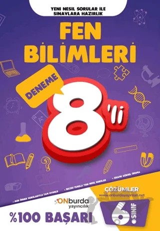6. Sınıf Fen Bilimleri Yeni Nesil Branş Denemeleri – Kolektif – ONburda Yayınları kitap kapağı