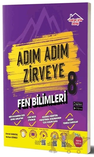 8. Sınıf Adım Adım Zirveye Fen Bilimleri Soru Bankası – Kolektif – Newton Yayınları kitap kapağı