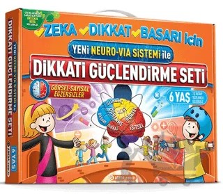Yeni Neuro-Via Sistemi ile Dikkati Güçlendirme Seti 6 Yaş (3 Kitap) – Osman Abalı – Adeda Yayınları kitap kapağı