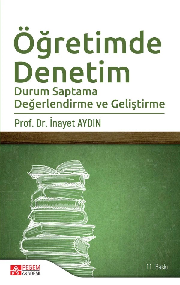 Öğretimde Denetim – İnayet Aydın – Pegem Akademi Yayıncılık kitap kapağı