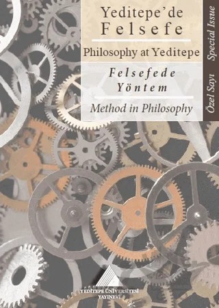 Yeditepe'de Felsefe - Felsefede Yöntem – Kolektif – Yeditepe Üniversitesi Yayınevi kitap kapağı