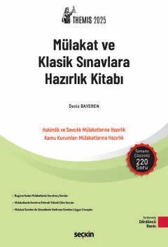 THEMIS – Mülakat ve Klasik Sınavlara Hazırlık Kitabı – Deniz Bayeren – Seçkin Yayıncılık kitap kapağı