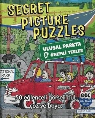 Secret Picture Puzzles - Ulusal Parkta Önemli Yerler – Kolektif – Dahi Olacak Çocuk Yayınları kitap kapağı