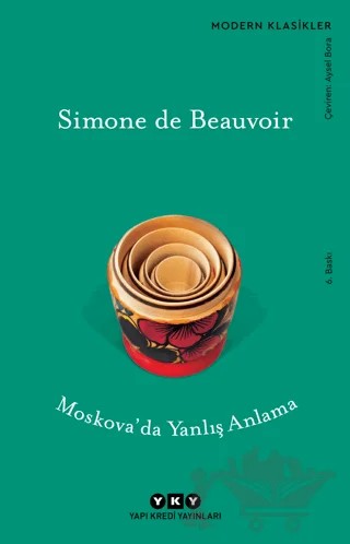 Moskova’da Yanlış Anlama – Simone de Beauvoir – Yapı Kredi Yayınları kitap kapağı