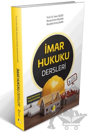 İmar Hukuku Dersleri – Yasin Sezer, Recep Emre Kalkan, Mustafa Emre Şahin – Adalet Yayınevi kitap kapağı