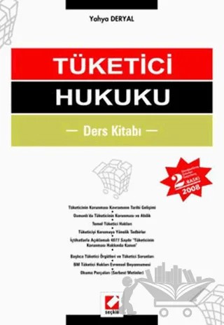 Tüketici Hukuku – Yahya Deryal – Seçkin Yayıncılık kitap kapağı
