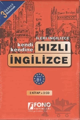 Hızlı İngilizce 3. Basamak (3 kitap + 3 CD) – Bahire Şerif – Fono Yayınları kitap kapağı
