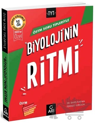 TYT Biyolojinin Ritmi – Ferhat Vurgun, Barış Kapan – Arı Yayıncılık kitap kapağı